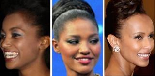 Iman Kerigo, Miss Norway (Courtesy Iman Kerigo); Titi Aynaw, Miss Israel (Tumblr); Sonia Rolland, Miss France (Getty Images)